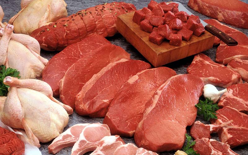 قیمت گوشت و مرغ در بازار