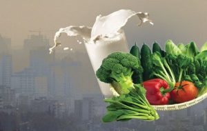 کدام مواد غذایی باید در هوای آلوده مصرف شود؟