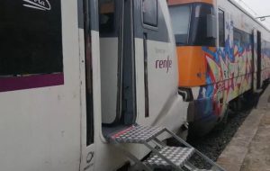 برخورد دو قطار در اسپانیا