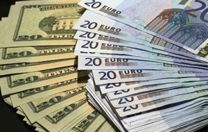 قیمت یورو و دلار در بازار امروز چند؟