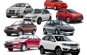 قیمت انواع خودروهای تولید شده توسط شرکت های خودروساز ایرانی در بیست و یکم آبان