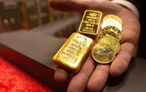 قیمت هر اونس طلا  ۰.۱۳ درصد افزایش یافت